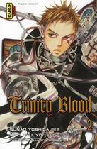 Couverture du livre « Trinity blood Tome 2 » de Sunao Yoshida et Kiyo Kyujo aux éditions Kana