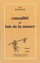 Couverture du livre « Causalite et lois de la nature » de Max Kistler aux éditions Vrin