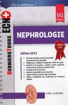 Couverture du livre « Ecn+ derniers tours nephrologie » de N. Bige aux éditions Vernazobres Grego