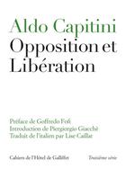 Couverture du livre « Opposition et libération » de Aldo Capitini aux éditions Iicp