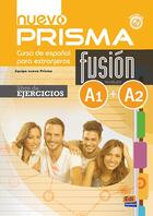 Couverture du livre « Nuevo prisma : fusión ; A1>A2 ; libro de ejercicios » de Equipo Nuevo Prisma aux éditions Edinumen