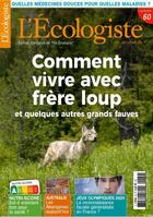 Couverture du livre « L ecologiste n 60 : comment vivre avec frere loup - aout-oct 2022 » de  aux éditions L'ecologiste