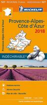 Couverture du livre « Carte regionale 527 provence alpes cote d azur 18 » de Collectif Michelin aux éditions Michelin