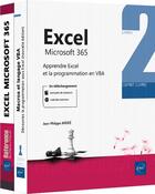 Couverture du livre « Excel Microsoft 365 - coffret de 2 livres : apprendre Excel et la programmation en VBA » de Jean-Philippe Andre et Collectif aux éditions Eni