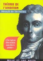 Couverture du livre « Theorie de l'ambition » de Marie-Jean Hurault De Sechelles aux éditions Fayard/mille Et Une Nuits