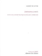 Couverture du livre « Johnsons et shits ; notes sur la pensée politique de William S. Burroughs » de Laurent De Sutter aux éditions Leo Scheer