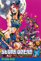 Couverture du livre « Jojo's bizarre adventure - saison 6 ; stone ocean Tome 17 » de Hirohiko Araki aux éditions Delcourt