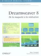 Couverture du livre « Dreamweaver 8 : de la maquette a la realisation » de Campbell/Merck aux éditions Ellipses