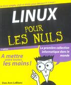 Couverture du livre « Linux pour les nuls (7e edition) » de Leblanc Dee-Ann aux éditions First Interactive
