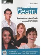 Couverture du livre « Annales Team 2009 » de  aux éditions Espace Grandes Ecoles