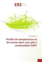 Couverture du livre « Profile de temperature et de masse dans une pile a combustible sofc » de Mahcene Hocine aux éditions Editions Universitaires Europeennes