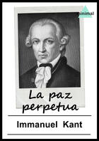 Couverture du livre « La paz perpetua » de Emmanuel Kant aux éditions 