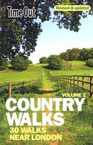 Couverture du livre « Country walks near london t.2 » de  aux éditions Time Out