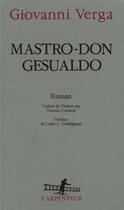 Couverture du livre « Mastro don gesualdo » de Giovanni Verga aux éditions Gallimard