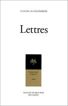 Couverture du livre « Lettres » de Bied-Charreton aux éditions Desclee De Brouwer