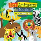 Couverture du livre « Les animaux du monde ; en figurines carton 3D » de Abbey Hull et Edouard Miller aux éditions 1 2 3 Soleil