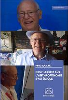 Couverture du livre « Neuf leçons sur l'anthroponomie systémique » de Boccara Paul aux éditions Delga