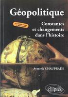 Couverture du livre « =>nouv.ed.9782729831721/chaco3 » de Chauprade aux éditions Ellipses