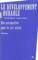 Couverture du livre « DEVELOPPEMENT DURABLE » de Pur aux éditions Pu De Rennes