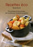 Couverture du livre « Recettes éco » de Heloise Martel aux éditions First