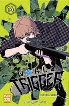 Couverture du livre « World trigger Tome 14 » de Daisuke Ashihara aux éditions Crunchyroll