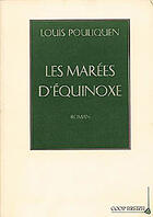 Couverture du livre « Les marées d'équinoxes » de Louis Pouliquen aux éditions Coop Breizh