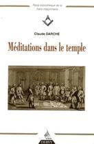 Couverture du livre « Méditations dans le Temple » de Claude Darche aux éditions Dervy