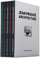 Couverture du livre « Jean prouve architecture - coffret 3 (5 vol) » de  aux éditions Patrick Seguin