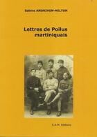 Couverture du livre « Lettres de poilus martiniquais » de Sabine Andrivon-Milton aux éditions Sam