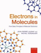 Couverture du livre « Electrons in Molecules: From Basic Principles to Molecular Electronics » de Verdaguer Michel aux éditions Oup Oxford