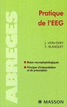 Couverture du livre « EEG » de Vion-Dury-J+Blanquet aux éditions Elsevier-masson