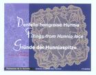 Couverture du livre « Dentelle hongroise hunnia (francais / anglais / allemand) » de Ruhle A. aux éditions L'inedite