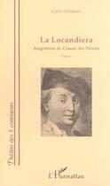 Couverture du livre « La locandiera » de Carlo Goldoni aux éditions L'harmattan