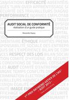 Couverture du livre « Audit social de conformité ; réalisation d'un guide pratique » de Alexandre Dupuy aux éditions Books On Demand