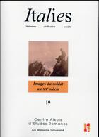 Couverture du livre « Italies images du soldat au xxe s » de Magni Stefano aux éditions Pu De Provence