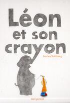 Couverture du livre « Léon et son crayon » de Barney Saltzberg aux éditions Seuil Jeunesse