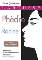 Couverture du livre « Phèdre » de Jean Racine aux éditions Larousse