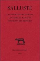 Couverture du livre « La Conjuration de Catilina. La Guerre de Jugurtha. » de Salluste aux éditions Belles Lettres