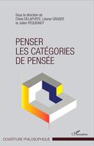 Couverture du livre « Penser les catégories de pensée » de  aux éditions L'harmattan