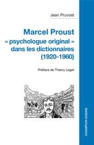 Couverture du livre « Marcel Proust 