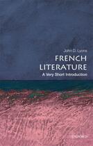 Couverture du livre « French Literature: A Very Short Introduction » de Lyons John D aux éditions Oup Oxford