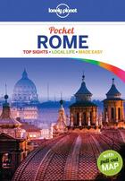 Couverture du livre « Rome pocket 3ed -anglais- » de Duncan Garwood aux éditions Lonely Planet France