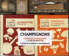 Couverture du livre « Champignons ; coffret » de Guillaume Eyssartier aux éditions Hachette Pratique