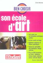 Couverture du livre « Bien choisir son école d'art (édition 2006-2007) » de Celine Manceau aux éditions L'etudiant