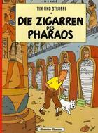 Couverture du livre « Les cigares du pharaon (carlsen) » de Herge aux éditions Casterman