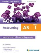 Couverture du livre « AQA Accounting AS Student Unit Guide: Unit 1 New Edition eBook Introdu » de Ian Harrison aux éditions Hodder Education Digital