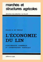 Couverture du livre « L'économie du lin » de Gilles H. Du Fretay aux éditions Cujas