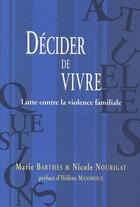 Couverture du livre « Femmes en souffrance ; lutte contre la violence familiale » de Barthes/Nourigat aux éditions Champ Social