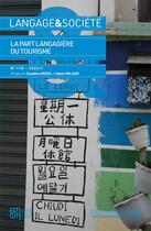 Couverture du livre « Langage & societe 178. discours et tourisme » de Wilson Adam Moise C aux éditions Maison Des Sciences De L'homme