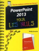 Couverture du livre « PowerPoint 2013 pas à pas pour les nuls » de Philip Escartin aux éditions First Interactive